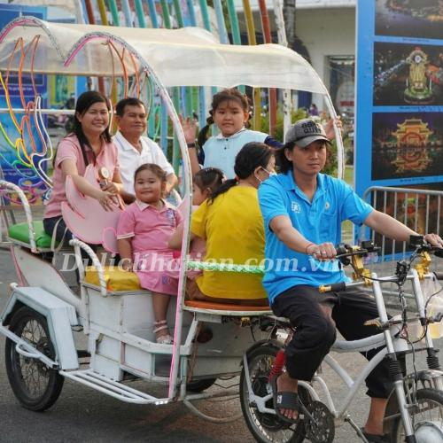 Du lịch Hà Tiên bằng xe lôi đạp - Trải nghiệm thư thái, sắc màu vùng biên giới